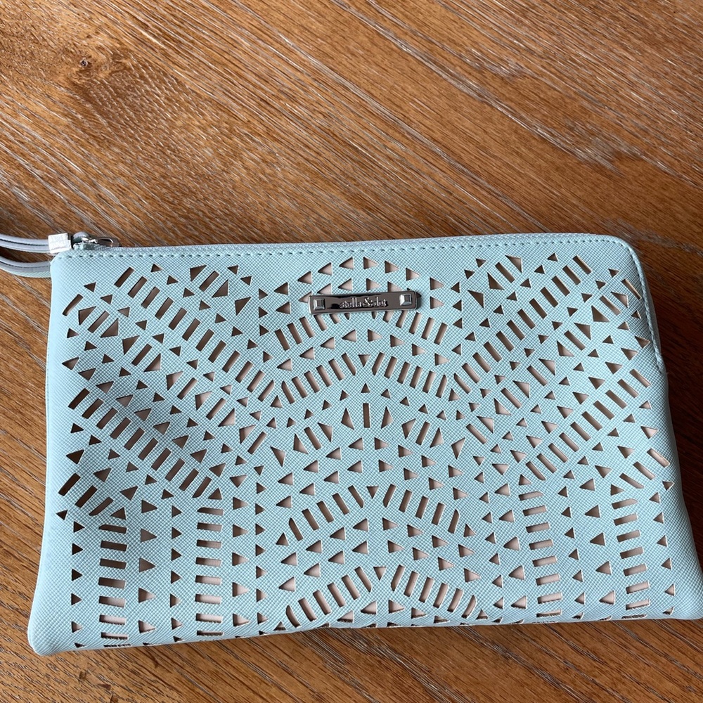 Stella and Dot mint green clutch NWOT - Picture 2 of 8